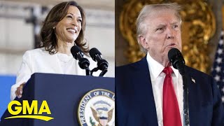 Latest on Harris and Trump campaigns [upl. by Almita]