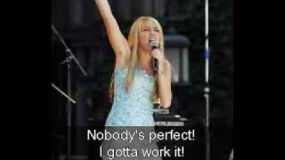 Hannah Montana  Nobodys Perfect instrumental [upl. by Aivull]