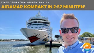 252 Meter AIDAmar in 252 Minuten Die Highlights kompakt im Rundgang  AIDA Cruises [upl. by Ettigirb]