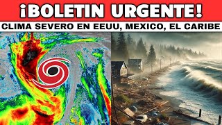 URGENTE CICLÓN BOMBA GOLPEA EL NORESTE DE EEUU MEXICO Y EL CARIBE EN ALERTA LLEGA FRENTE FRIO [upl. by Obeded686]