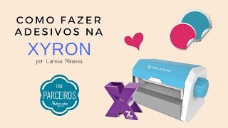 Como fazer adesivos com a Xyron [upl. by Latterll]