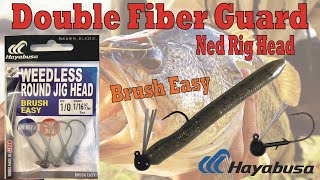 Hayabusa Brush Easy  Weedless Round Jig Head [upl. by Dnarb95]