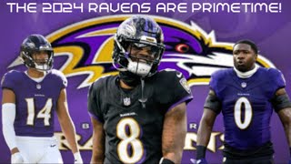 Ravens 2024 Schedule Release Ravens Will Be Seen Nationally A LOT RavensFlock [upl. by Anaeirb796]