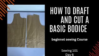 Basic bodice pattern [upl. by Hourigan]