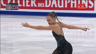 2018 Euros Ladies SP Loena Hendrickx Frozen by Madonna [upl. by Kentigera]