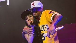 NICKI MINAJ PERFORMS WITH CHRIS BROWN AT POWERHOUSE 2013 [upl. by Herbert66]