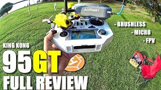 KINGKONG 95GT FPV Racing Drone  Full Review  Unboxing Inspection FlightCRASH Test Pros amp Cons [upl. by Anitsim]