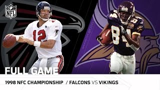 1998 NFC Championship Game Atlanta Falcons vs Minnesota Vikings NFL Full Game [upl. by Aizat]