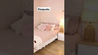 Remodelación de Habitación 🏠 Antes y después 🏠🥰 short Decoracion [upl. by Aviv]