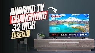 REVIEW ANDROID TV 32 INCH CHANGHONG  CHANGHONG L32G7N [upl. by Irrehs]