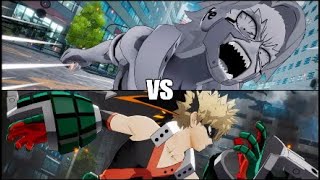 MHOJ2 Tetsutetsu Tetsutetsu vs Katsuki Bakugo ENG Requested [upl. by Anol]