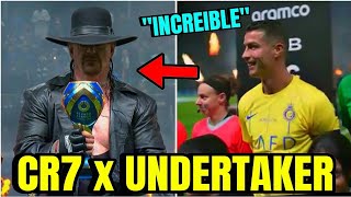 internacional  EL UNDERTAKER APARECIÓ EN LA PREVIA DEL ENCUENTRO ENTRE AL NASSR Y AL HILAL [upl. by Dosi]