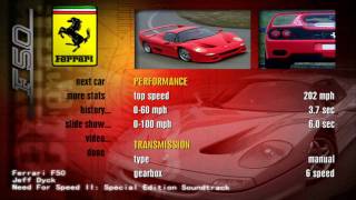 Need for Speed II Soundtrack  Ferrari F50 [upl. by Bernardi]