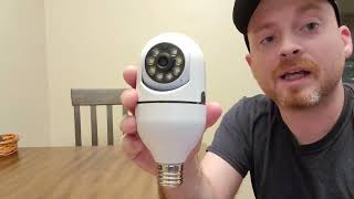 Symynelec Smart Light Bulb Security Camera [upl. by Janus]