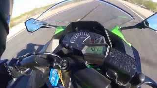 Ninja 300 Top Speed MPH [upl. by Arluene]