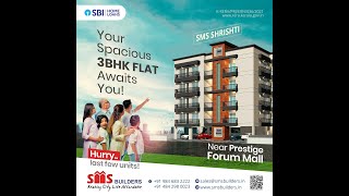 SMS SHRISHTI  READY TO OCCUPY 3 BHK FLAT FOR SALE MARADU KOTTARAM JN KOCHI  9846832222 [upl. by Amis]