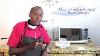 How to Defrost Meat using a Microwave OvenHD [upl. by Triny]