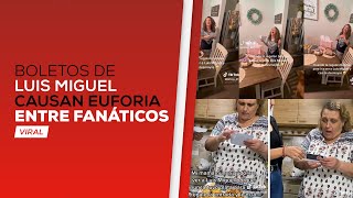 Boletos de Luis Miguel causan euforia entre fanáticos [upl. by Enihsnus]