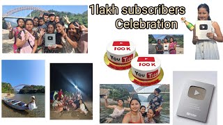 CELEBRATION 1LAKH SUBSCRIBERS 💕🎂🍾  DAY1  FAMILYS VLOG  BESTDAYEVER  WAHREW BRIDGE 🌉  🎂🥰 [upl. by Ahsiyn]