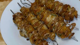 The Most Delicious Chicken Kebabpinchos Recipe [upl. by Sewoll]