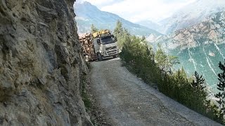 EXTRÊME TRUCK DRIVER RAVIN DE LA PLATTE EN HAUTE MONTAGNE GOPRO [upl. by Nnayllehs396]