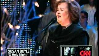 Susan Boyle  O Holy Night  Larry King Live 13 Dec 10 [upl. by Enahsal82]