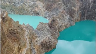 Kelimutu Volcano Indonesia [upl. by Hourihan]