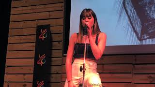 AITANA  SOMEONE LIKE YOU  Los 40 BARCELONA [upl. by Tanney782]