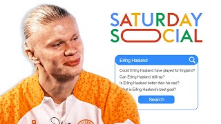 Erling Haaland Answers the Webs Most Searched Questions About Him  Autocomplete Challenge [upl. by Nodnyl]