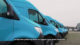 Hessel leverer 25 Mercedes eSprinter til PostNord [upl. by Ellswerth]