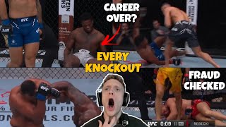 LUCAS TRACY reacts to Derrick Lewis Vs Nascimento  ALL KNOCKOUTS🔥 [upl. by Springer]