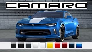 2016 Camaro  Paint Colors [upl. by Noskcire]