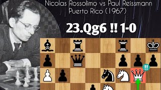 Nicolas Rossolimo vs Paul Reissmann 1967 · 10 [upl. by Amles422]