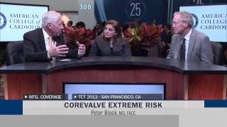 TCT 2013  Daily Highlights COREVALVE EXTREME RISK [upl. by Aicilet572]