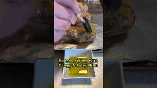 How To Make Baked Potatoes with Crispy amp Salty Skin food foodie cooking shorts [upl. by Girard]