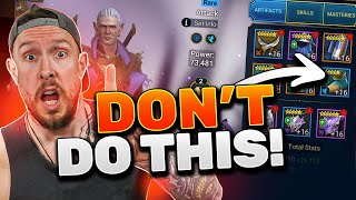 10 Huge Mistakes EVERY Raid Player Should Avoid Wish We Knew Sooner [upl. by Hawkie]