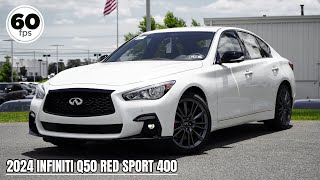 2024 Infiniti Q50 Red Sport 400 Review  An AMAZING Car with a BORING Name [upl. by Arymas]