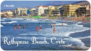 Rethymno Beach Crete [upl. by Ellord68]