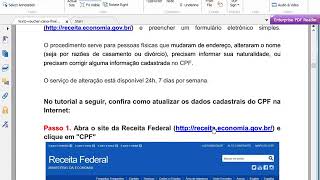 Dúvidas de Alteração de Dados do CPF  Regularização do CPF passo a passo  Auxílio Emergencial [upl. by Retxab]