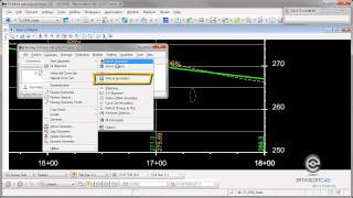 Vertical Profile Elevations  InRoads V8i SELECTseries [upl. by Shell373]