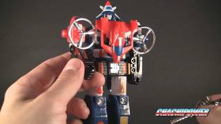 Dairugger XV Vehicle Voltron Bootleg figure review [upl. by Eanrahs]