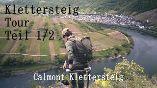 Calmont Klettersteig  Klettersteig Tour Teil 12 [upl. by Burlie]