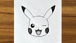 How to draw Pikachu  Beginners drawing tutorials step by step  easy drawings step by step [upl. by Linda475]