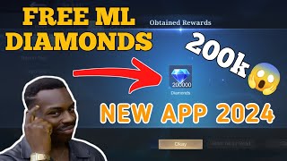 HOW TO GET FREE DIAMONDS IN MOBILE LEGENDS NEW APP 2024 [upl. by Bobbee]