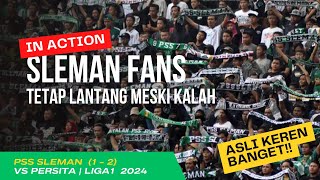 Aksi BCS Sleman Fans Di Laga PSS Sleman vs Persita 2024 [upl. by Renate]