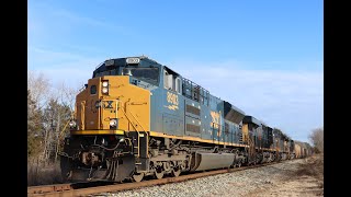 Chasing CSX U100 on the BB with 8903 leading 182021 [upl. by Huey]