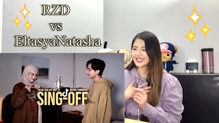 RZD Reza Darmawangsa vs EltasyaNatasha SINGOFF TIKTOK SONGS PART 17  Reaction Video [upl. by Tristan]