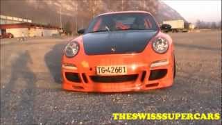 Porsche GT3 RS MKI start up and loud acceleration [upl. by Gnoy]