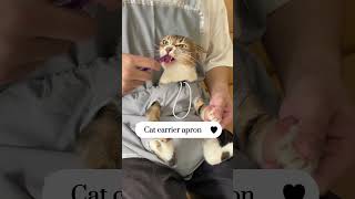 Cat carrier apron Link is on bio or copywwwniopetscom [upl. by Duke]