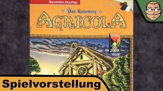 Agricola Neuauflage  Deutscher Spielepreis 2008  Spielvorstellung und Regeln [upl. by Tenaej]